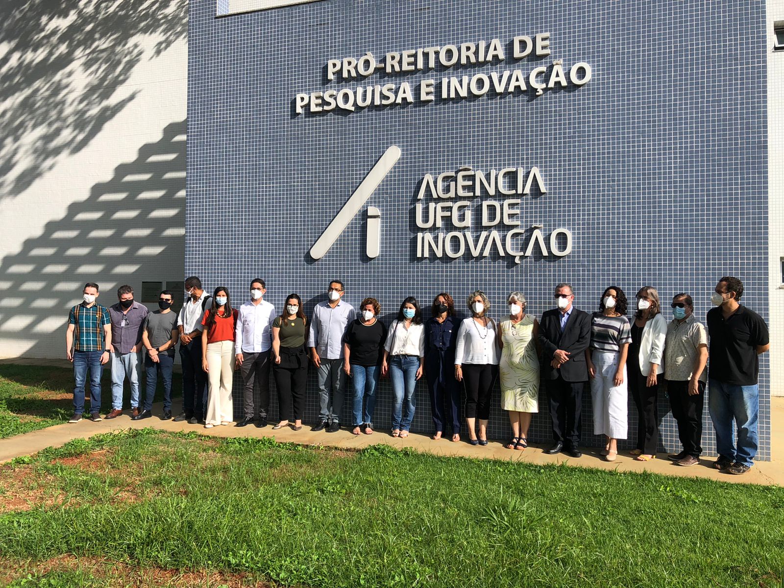 Gestores do Instituto Federal de Goiás fizeram uma visita ao Parque Tecnológico Samambaia da Universidade Federal de Goiás, nesta quarta-feira, 27